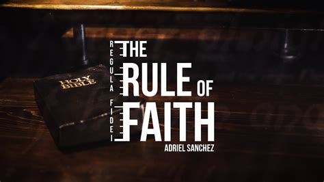 The Rule Of Faith Coming Nov 1st To Agtv Youtube