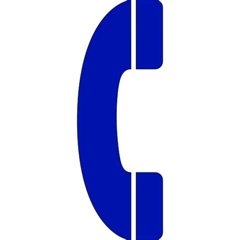 Icono De Telefono Azul Png Gratis
