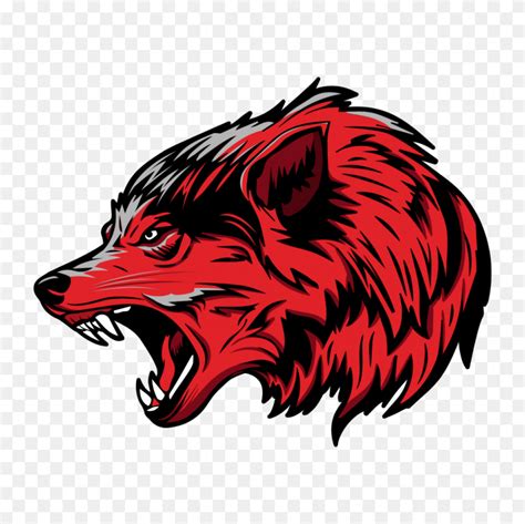 1000x1000 Westminster Red Wolves Raulerson Wolves PNG Red Wolf