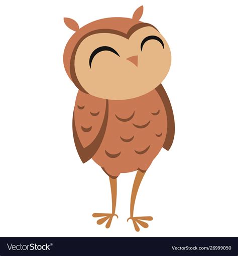 Cartoon Owl Cute Owl Royalty Free Vector Image