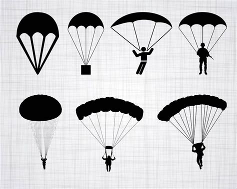 Parachute Svg Bundle Parachute Svg Parachute Clipart Cut Etsy