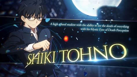 Melty Blood Type Lumina Gets New Gameplay Trailer Introducing Shiki Tohno
