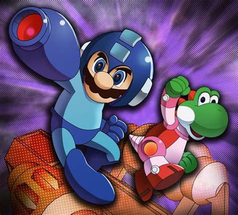 Mashup Mega Man Vs Mario Delta Attack Mega Man Mario Spyro The
