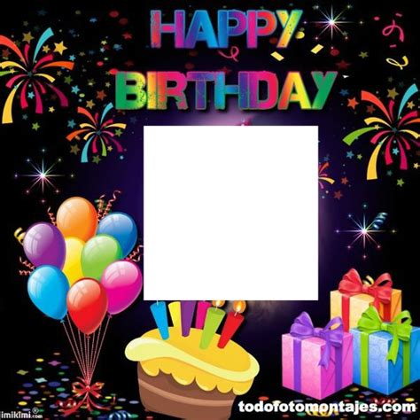 Happy Birthday Present Photo Frame Effect Pixiz