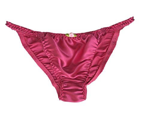 Sexy Satin Feminine Sissy Tanga Knickers Underwear Briefs Panties Sizes