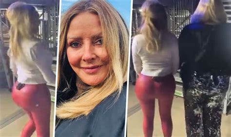 Carol Vorderman Shakes Infamous Bottom For Butt Off In Eye Poppingly