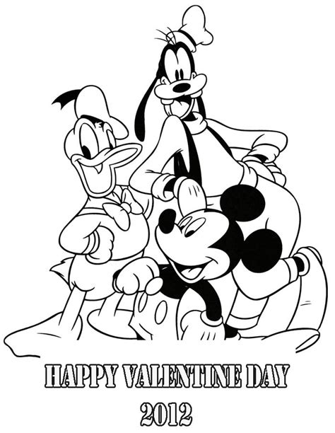 Cartoon Design Disney Cartoon Coloring Pages Happy