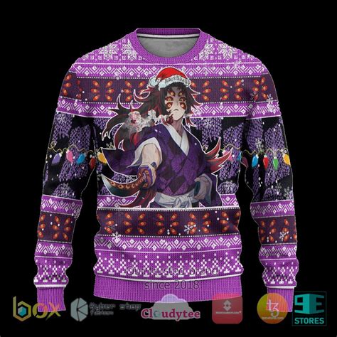 Demon Slayer Kokushibo Anime Ugly Christmas Sweater Kybershop