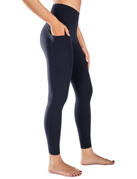 Baleaf Womens 78 High Waist Soft Yoga Leggings With Deep Pockets