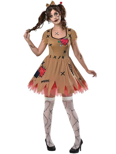 Adult Voodoo Doll Costume Ladies Costumes Plymouth Fancy Dress Costumes And Accessories