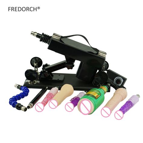 fredorch sex love machine for man and women with 8 dildos accessories toys automatic
