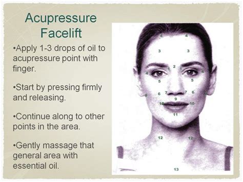 Acupressure Facelift Acupressure Points Acupressure Facial Massage Steps
