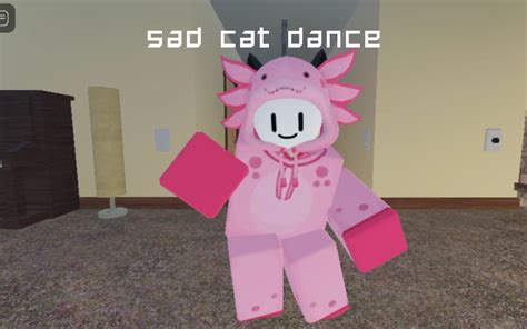 Roblox Sad Cat Dance But Is Axolotl哔哩哔哩bilibili