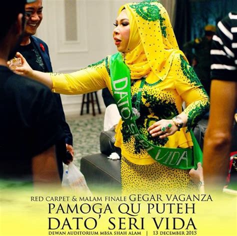 Penyanyi :dato seri vida lagu : Dato Seri Vida 'Mengamuk' di Akhir Konsert Gegar Vaganza ...