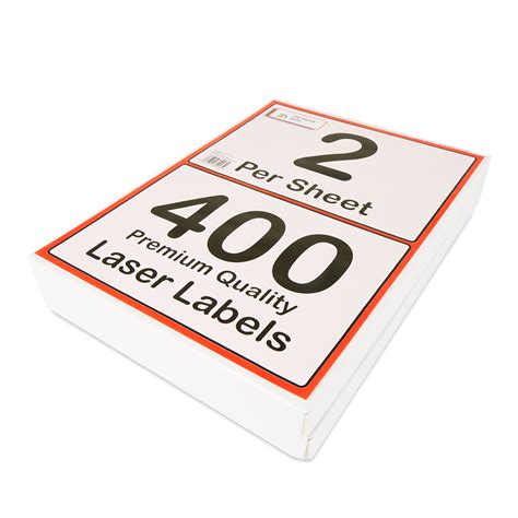 400 Labels Self Adhesive White Sticky A5 Sticky Printer Address Labe