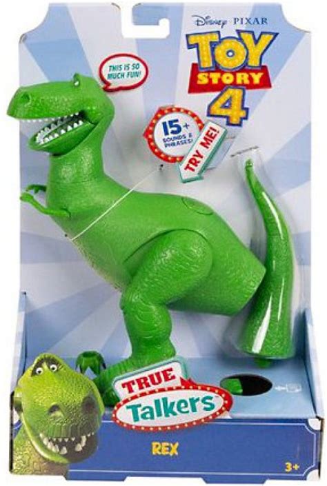Toy Story 4 True Talkers Rex Action Figure Mattel Toywiz