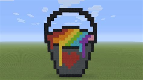 Minecraft Bucket Pixel Art