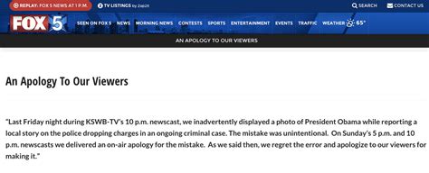 Fox 5 News Airs Apology For Depicting Obama As Rape Suspect Times Of