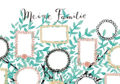 #krippe #portfolio #erzieherin #buchübermich #werkstattdergutengedanken #bloggerin #diykita #übergänge #transitionen #kita. Stammbaum, Family Tree, Meine Familie A3 von bär von pappe ...
