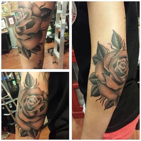 Rose Elbow Tattoo Best Tattoo Ideas