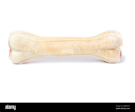 Dog Bone Food On White Stock Photo Alamy