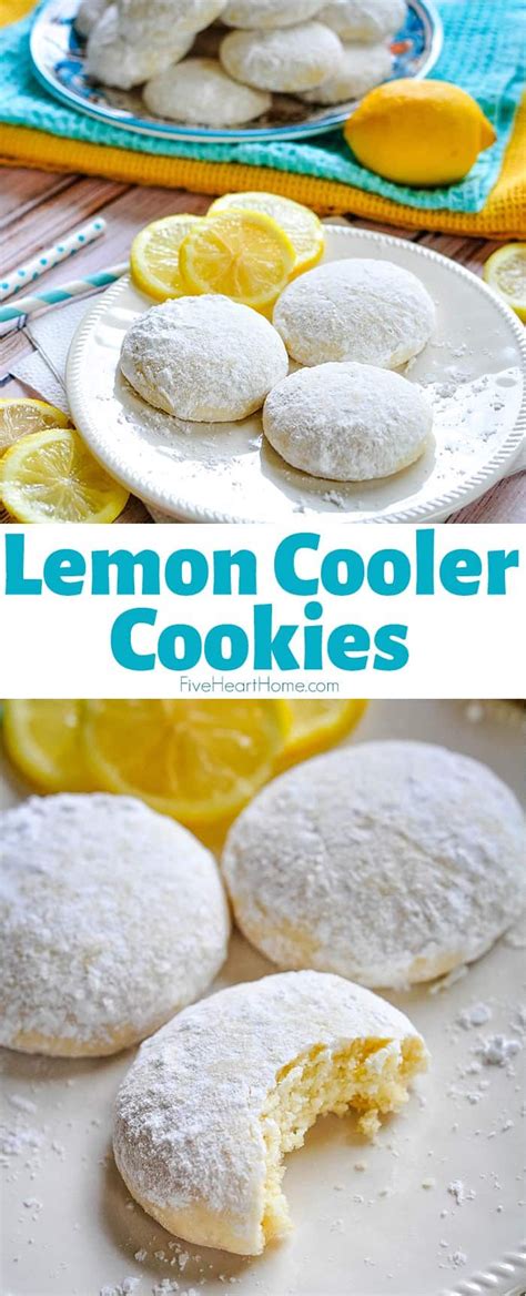 Lemon Cooler Cookies ~ Soft Tender Cookies Bursting With Fresh Lemon