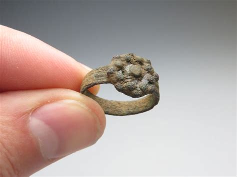 Early Medieval Merovingian Bronze Decorative Signet Ring Catawiki