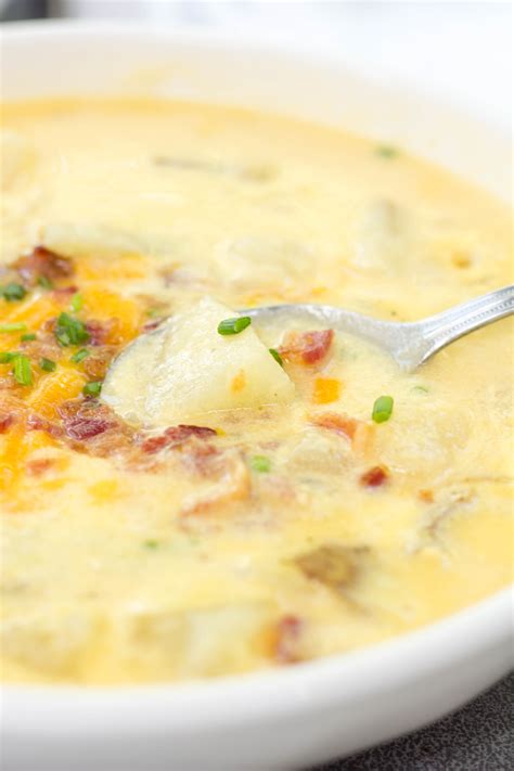 Cheesy Potato Soup Simply Made Recipes