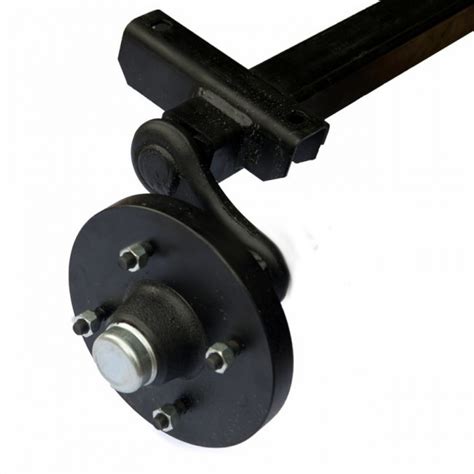 Unbraked Torsion Axle 750 Kg Capacity With 4 On 55 Pcd