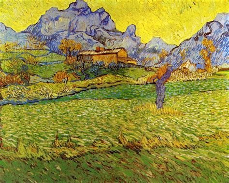 A Meadow In The Mountains 1889 Vincent Van Gogh