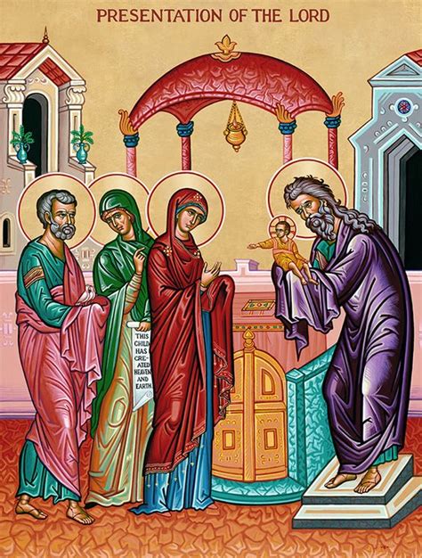 The Presentation Of Jesus In The Temple From Monastery Icons Icons