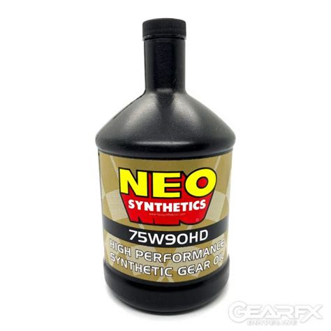 Neo 75w90hd Synthetic Gear Oil Quart Gearfx