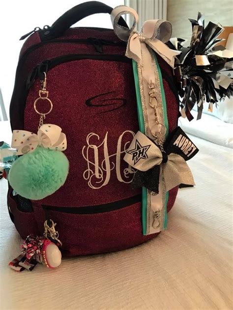 Cheerleading Backpack Cheer Bow Holder Made By Me 🎀😍 Cheerleading