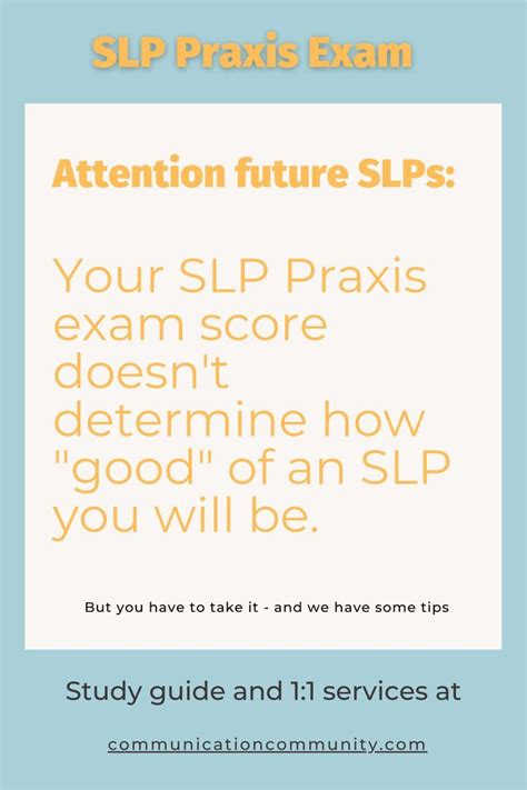Slp Praxis What To Know Exams Tips Praxis Study Exam