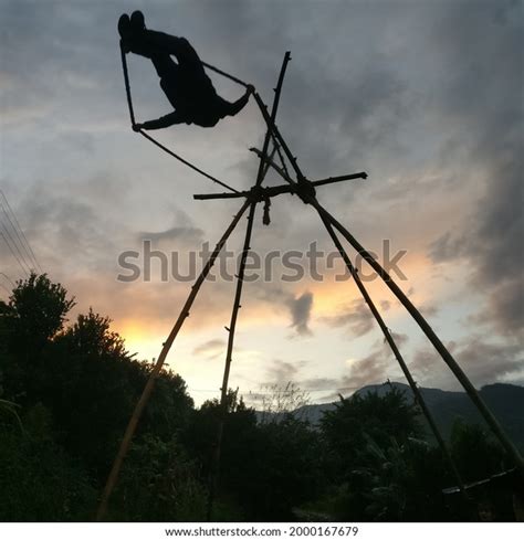 Playing Swing Dashain Nepali Culture Stock Photo 2000167679 Shutterstock