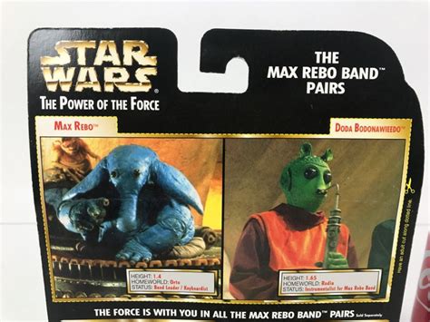 Star Wars The Power Of The Force Max Rebo Band Pairs Max Rebo And Doda