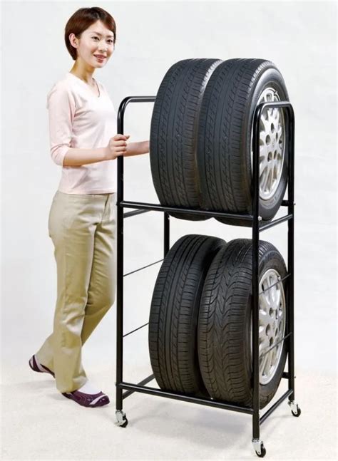 Rolling Commercial Tyre Storage Rack With Wheels Buy Tyre Storage