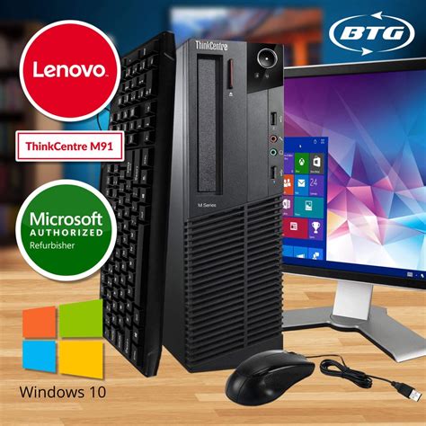 Lenovo Thinkcentre M91 Refurbished Desktop Computer Intel Quad Core I5