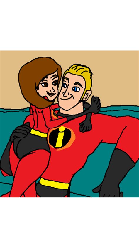 Mr Incredibles Bob Parr X Elastigirl Helen Parr Flexible 4 The Incredibles4 The Incredibles