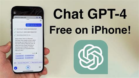 How To Use Chat GPT FREE And UNLIMITED On IPhone YouTube