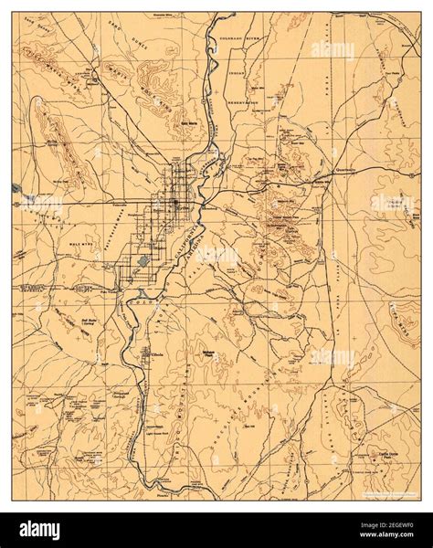 Blythe Arizona Map 1942 1250000 United States Of America By