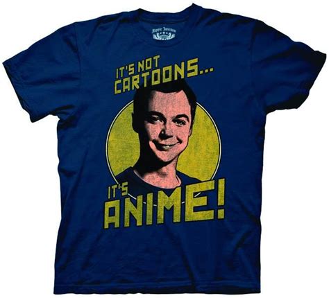 Buy T Shirt Big Bang Theory Its Not Cartoons Blue T Shirt Xxl