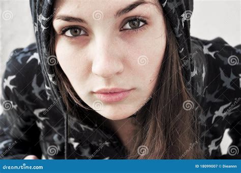 Sensitive Young Woman Royalty Free Stock Photography Image 18099007