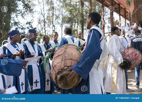 Ethiopian Orthodox Church Choir Editorial Image