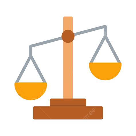 Unbalanced Flat Icon Vector Unbalanced Scales Corrupted Png And