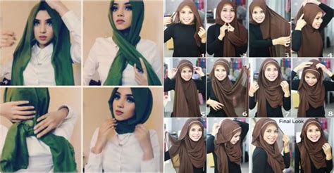 How To Wear Hijab Without Pins In Ramadan Stet To Step Tutorial East
