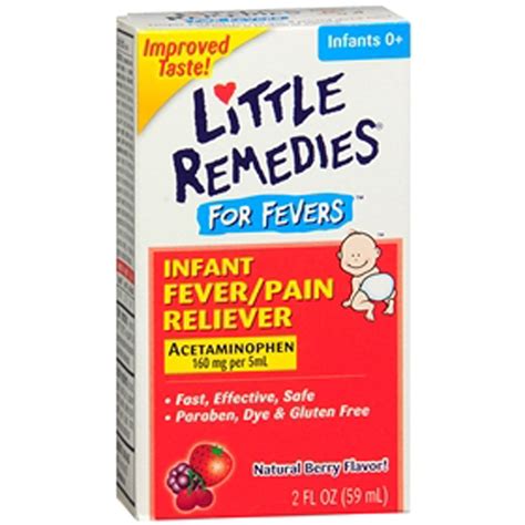 Little Fevers Infant Feverpain Reliever Berry Flavor 2 Oz