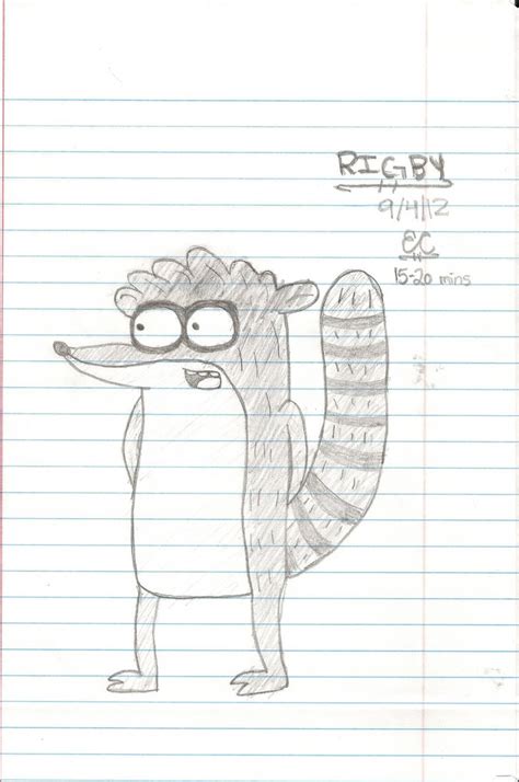Rigby Regular Show Fan Art By Breeze2420 On Deviantart