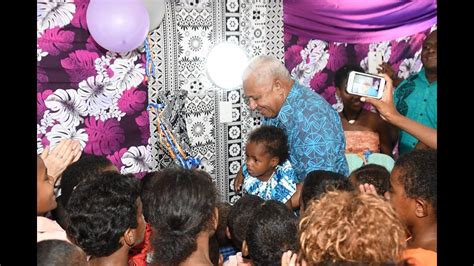 Fijian Prime Minister Officiates At The Commissioning Of The Vio Island