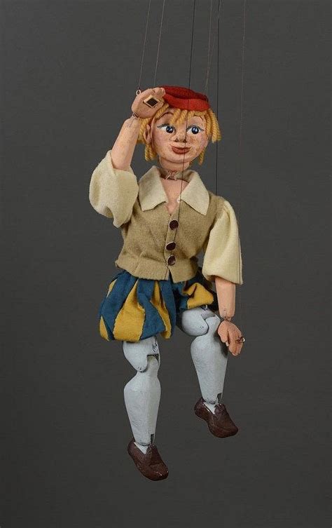 Lot Puppet Doll Marionnette à Fils Compagnie Marcel Ledun
